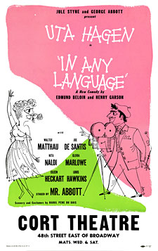 In Any Language 1952 Producing