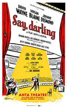 Say Darling 1958 Broadway