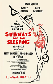 Subways Are For Sleeping 1961 Broadway
