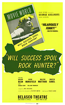 Will Success Spoil Rock Hunter 1955 Producing